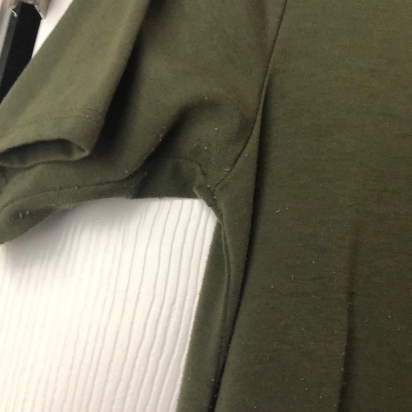 Solid army green lularoe perfect t - Picture 2 of 3